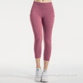 3/4 Capri Leggings gyda phoced ffôn clyfar